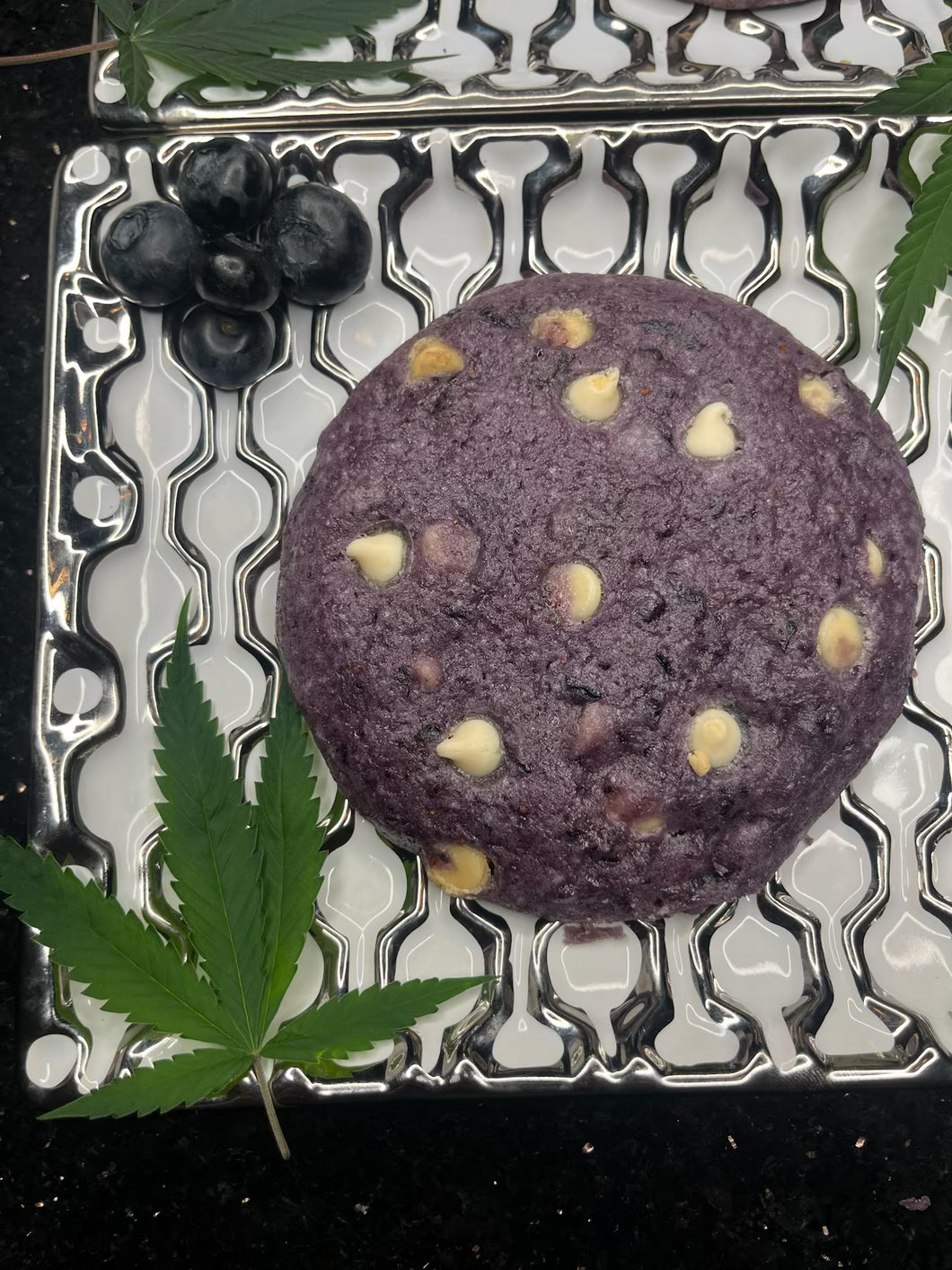 Very Blueberry White Chocolate Rocket Cookies made with fresh blueberr ...